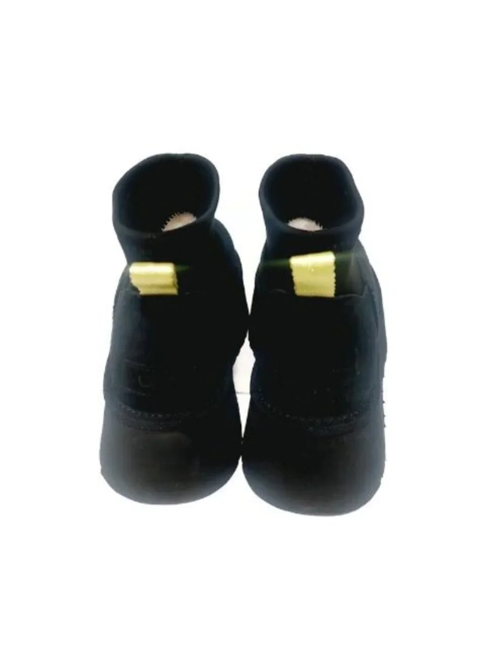 UGG Classic Mini Dipper Platform Suede Leather Boots Womens Size 7 EU 38 Black